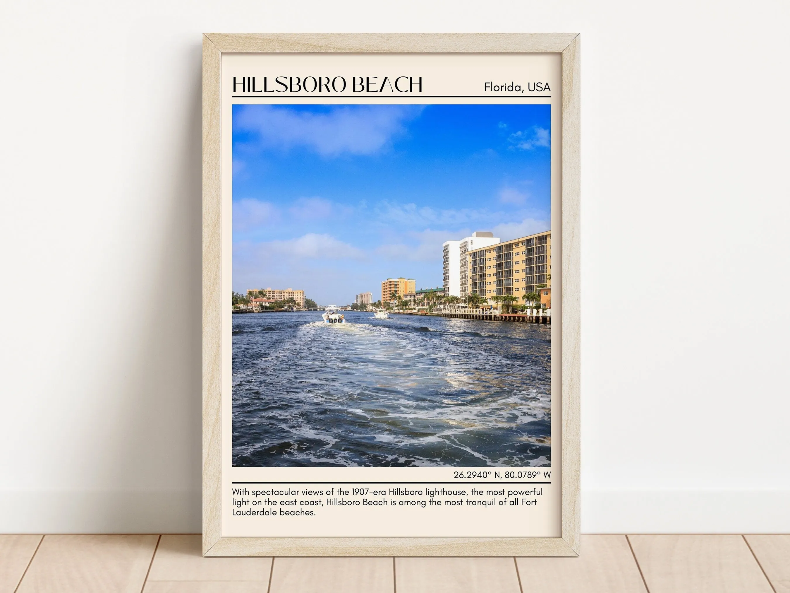 Hillsboro Beach Wall Canvas, USA