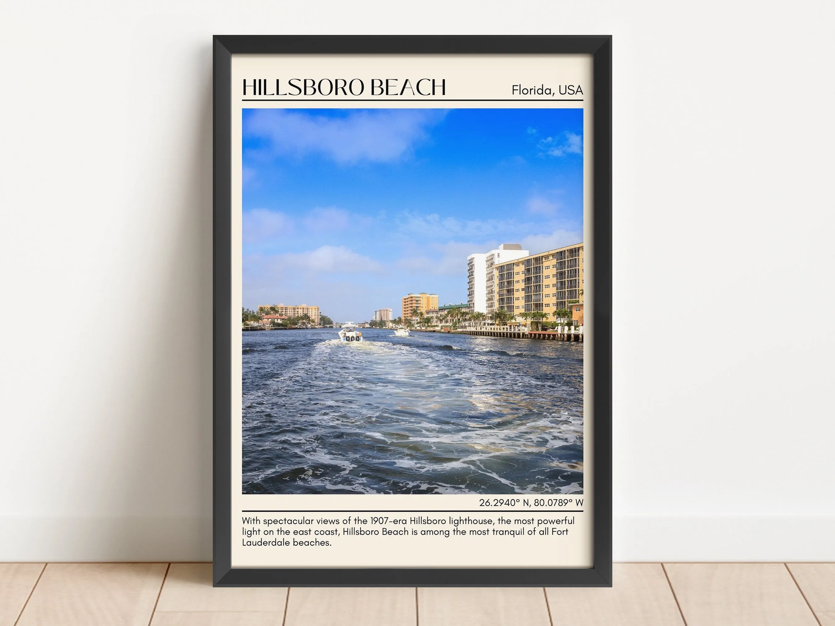 Hillsboro Beach Wall Canvas, USA