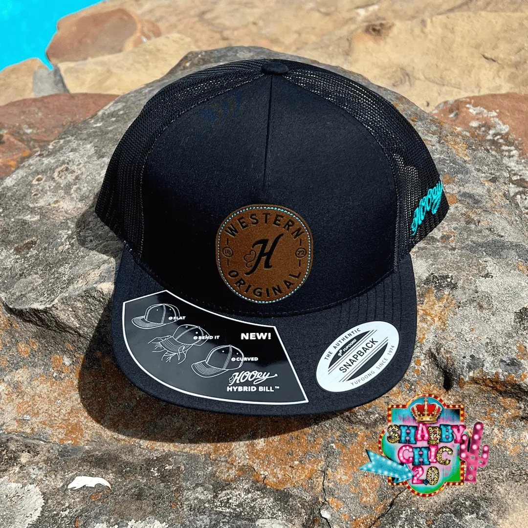 Hooey Men's Spur 5-panel Black Trucker Cap OSFA