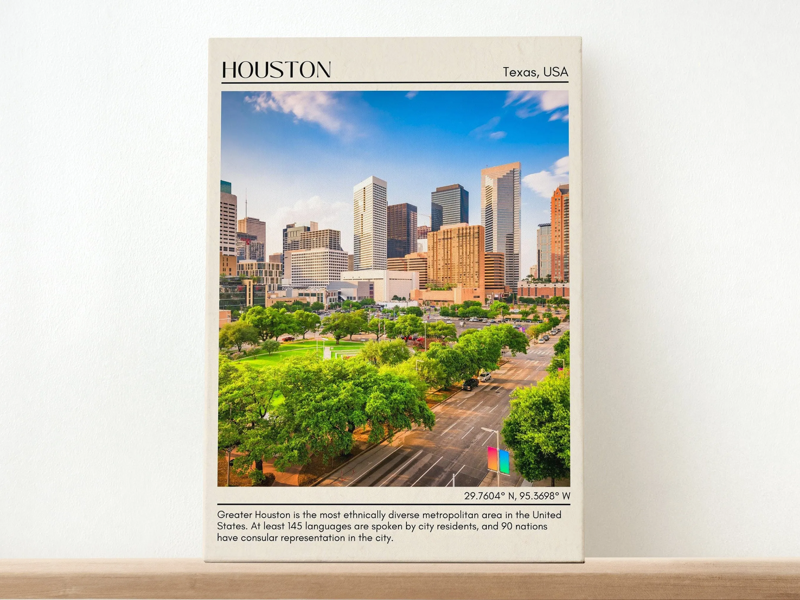 Houston Wall Art, Texas, USA