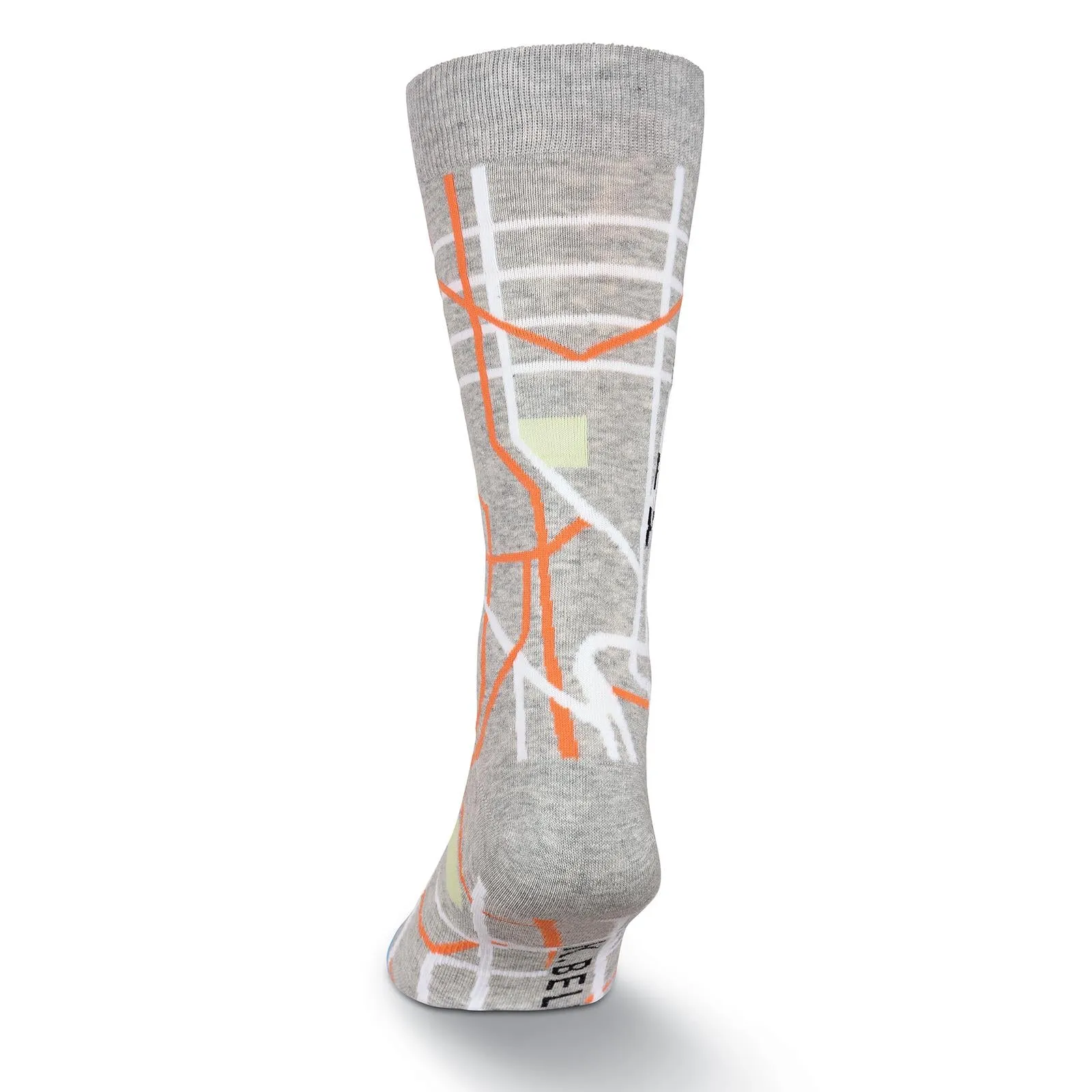 I Am Here Socks / Map (Men’s)