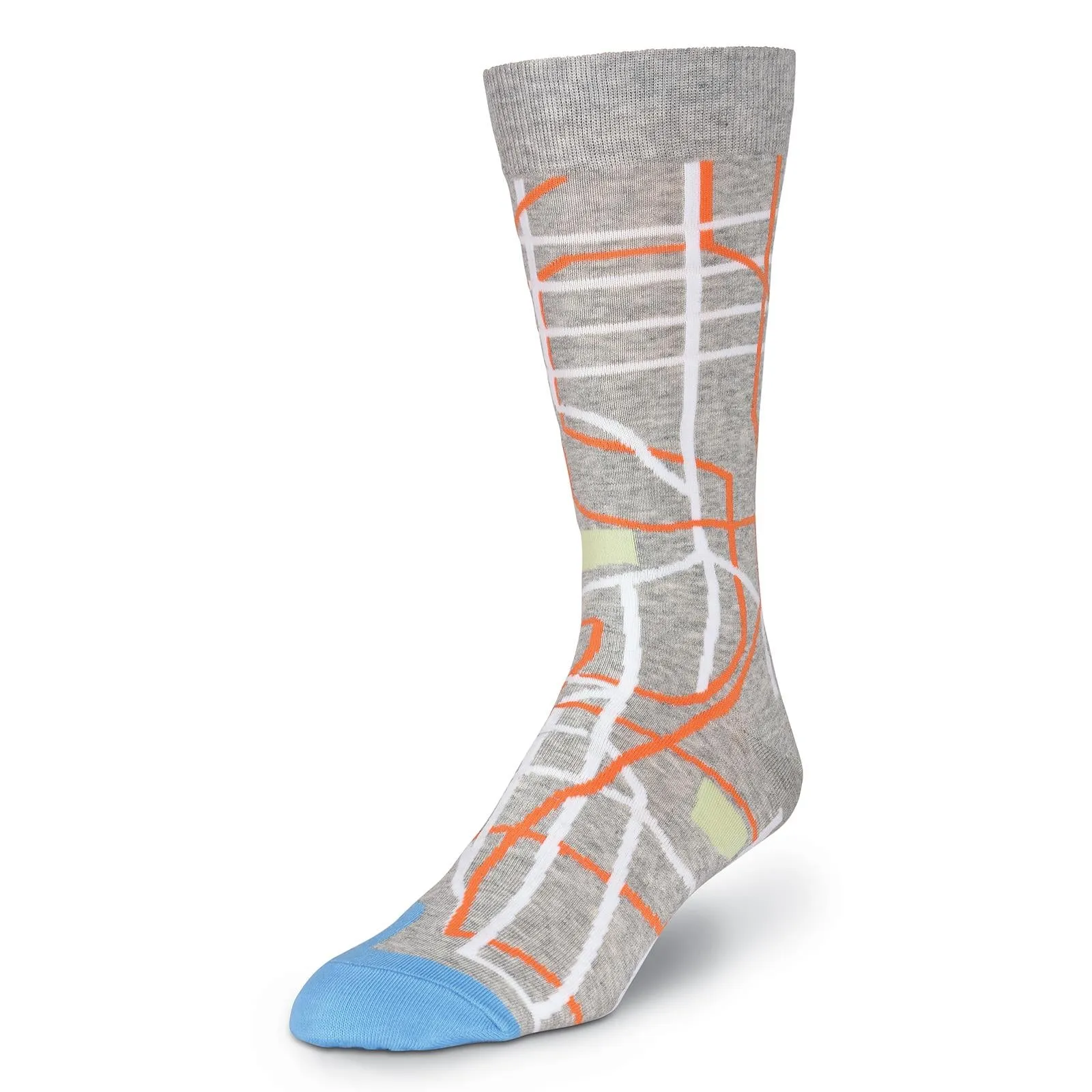 I Am Here Socks / Map (Men’s)