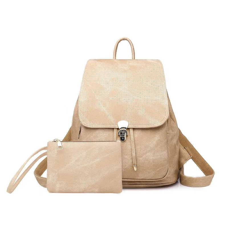 Imitation Denim Pattern Backpack