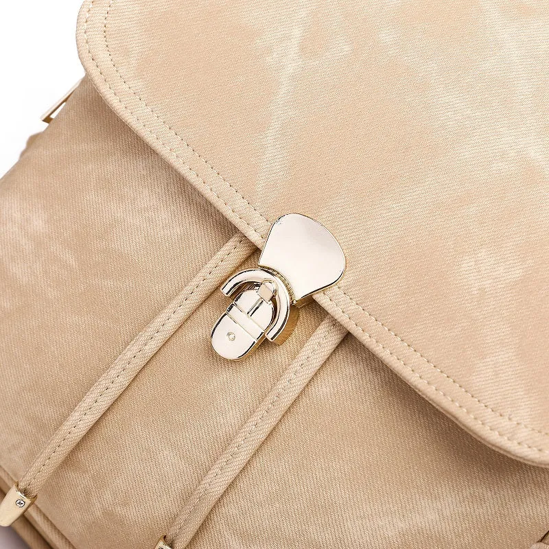 Imitation Denim Pattern Backpack