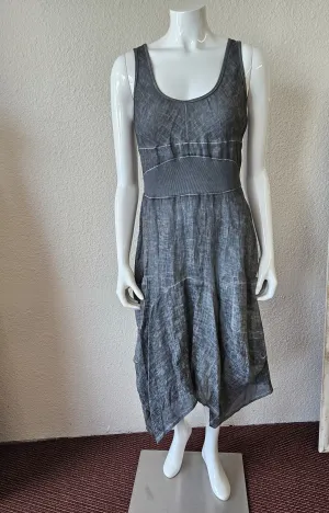 INIZIO Italy Magic Dress in Moss Grey
