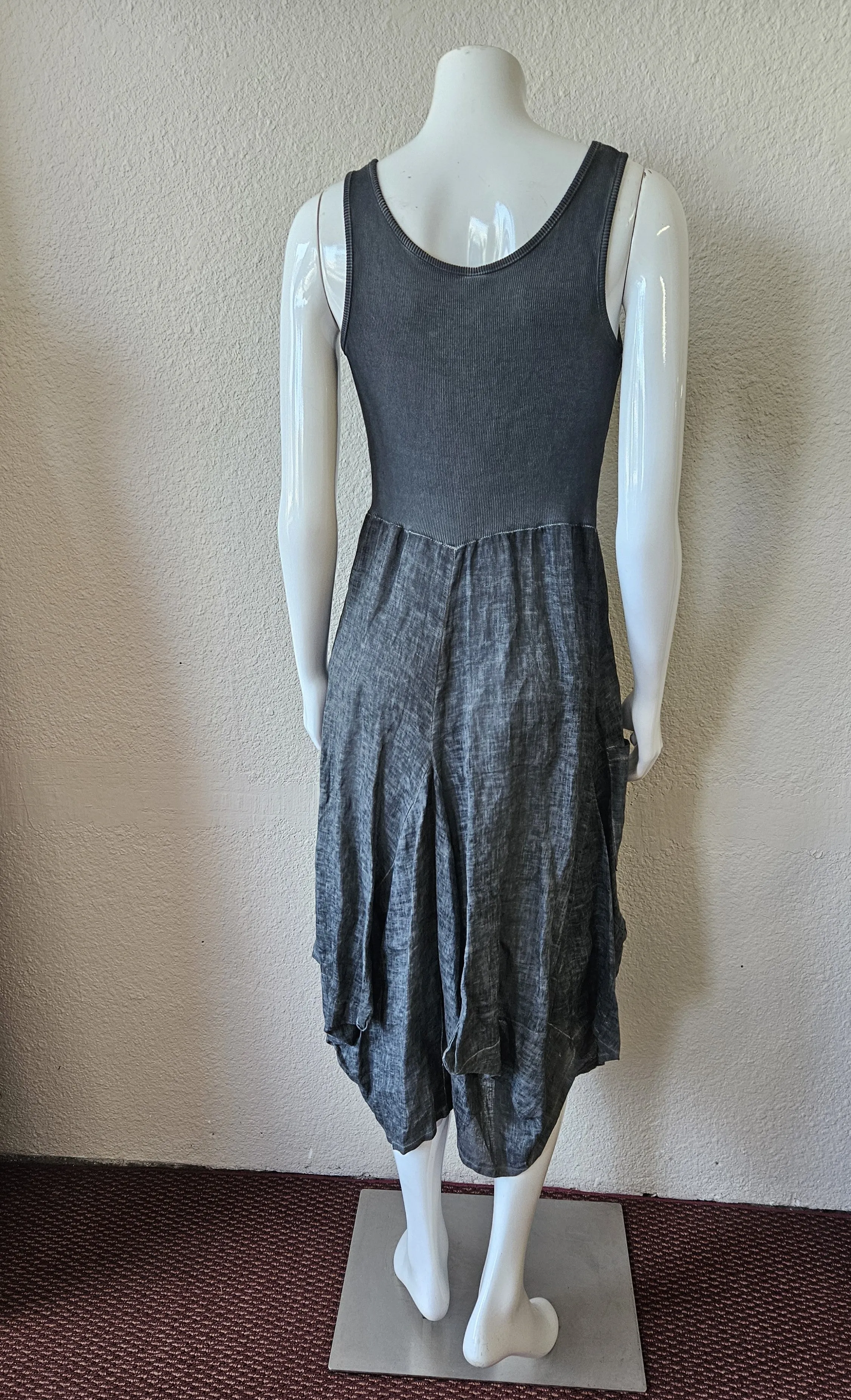 INIZIO Italy Magic Dress in Moss Grey
