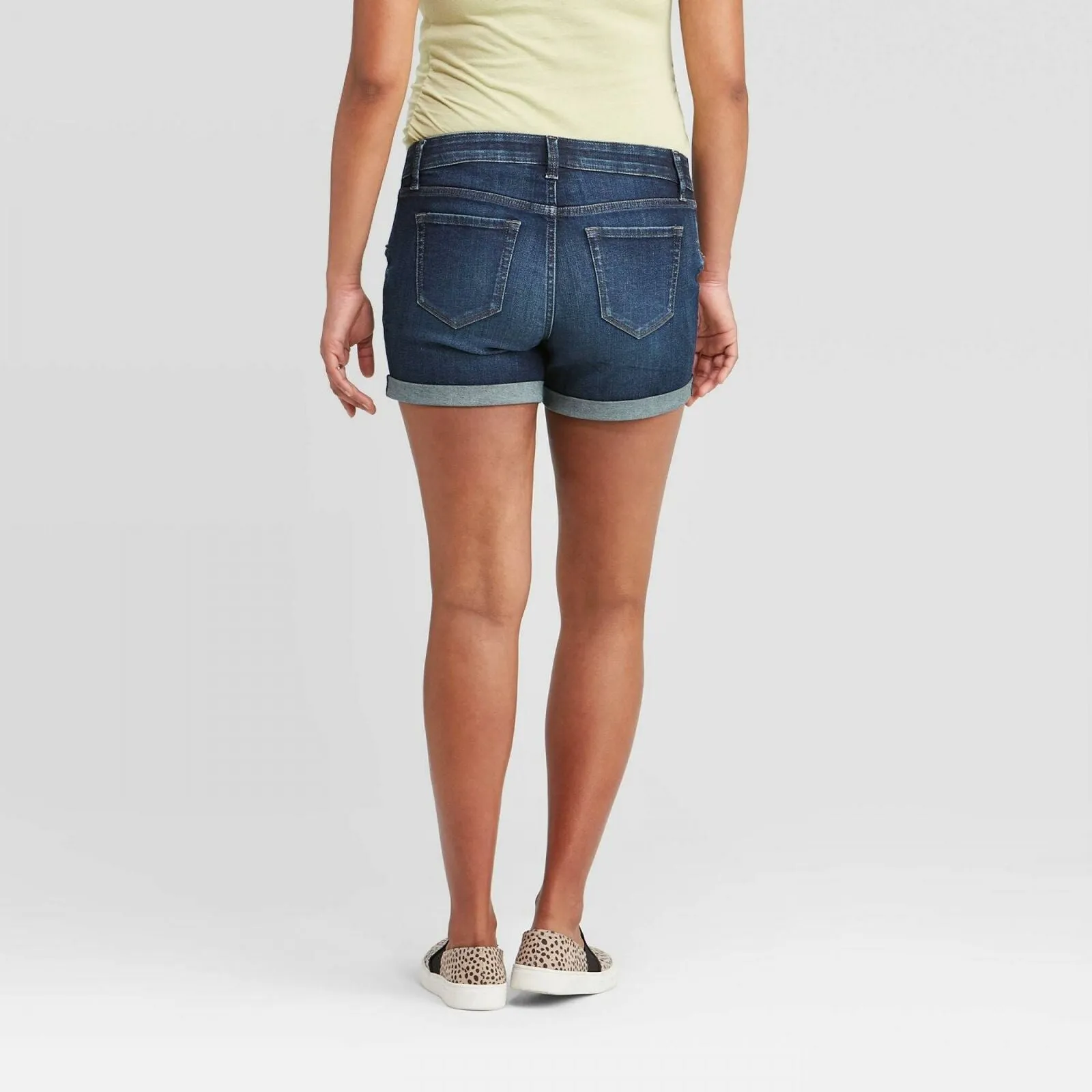 Isabel Maternity by Ingrid & Isabel Side Panel Midi Jean Shorts