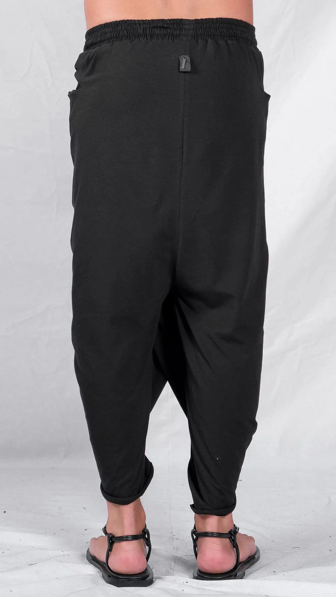 Jersey Pants with Draping