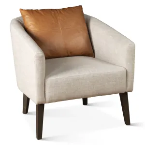 Jessie Armchair, Beige Linen