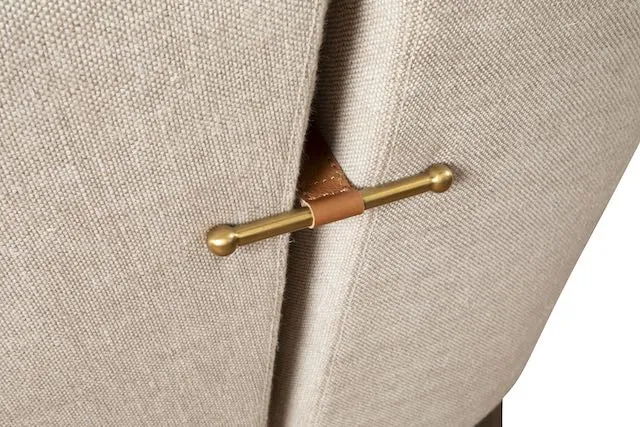 Jessie Armchair, Beige Linen