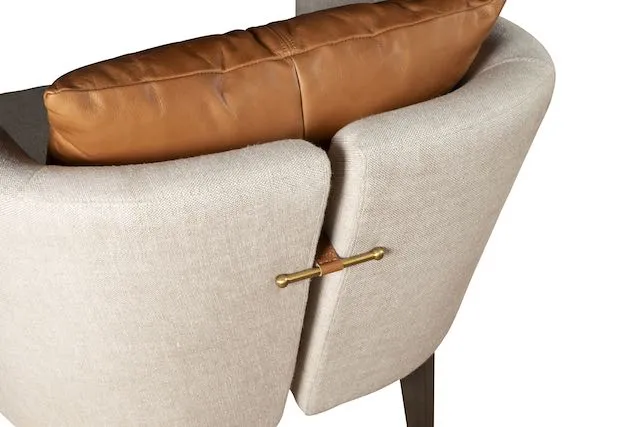 Jessie Armchair, Beige Linen