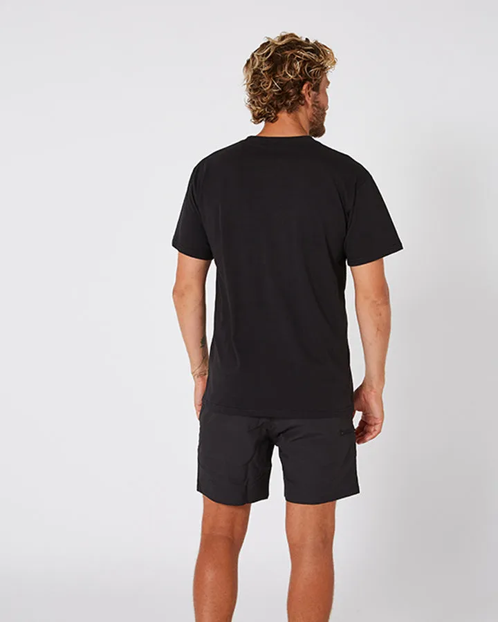 Jetpilot Landscape Mens Tee - Black
