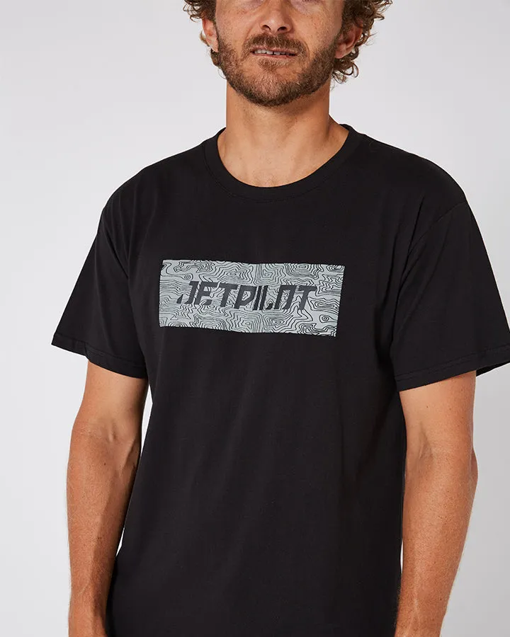 Jetpilot Landscape Mens Tee - Black
