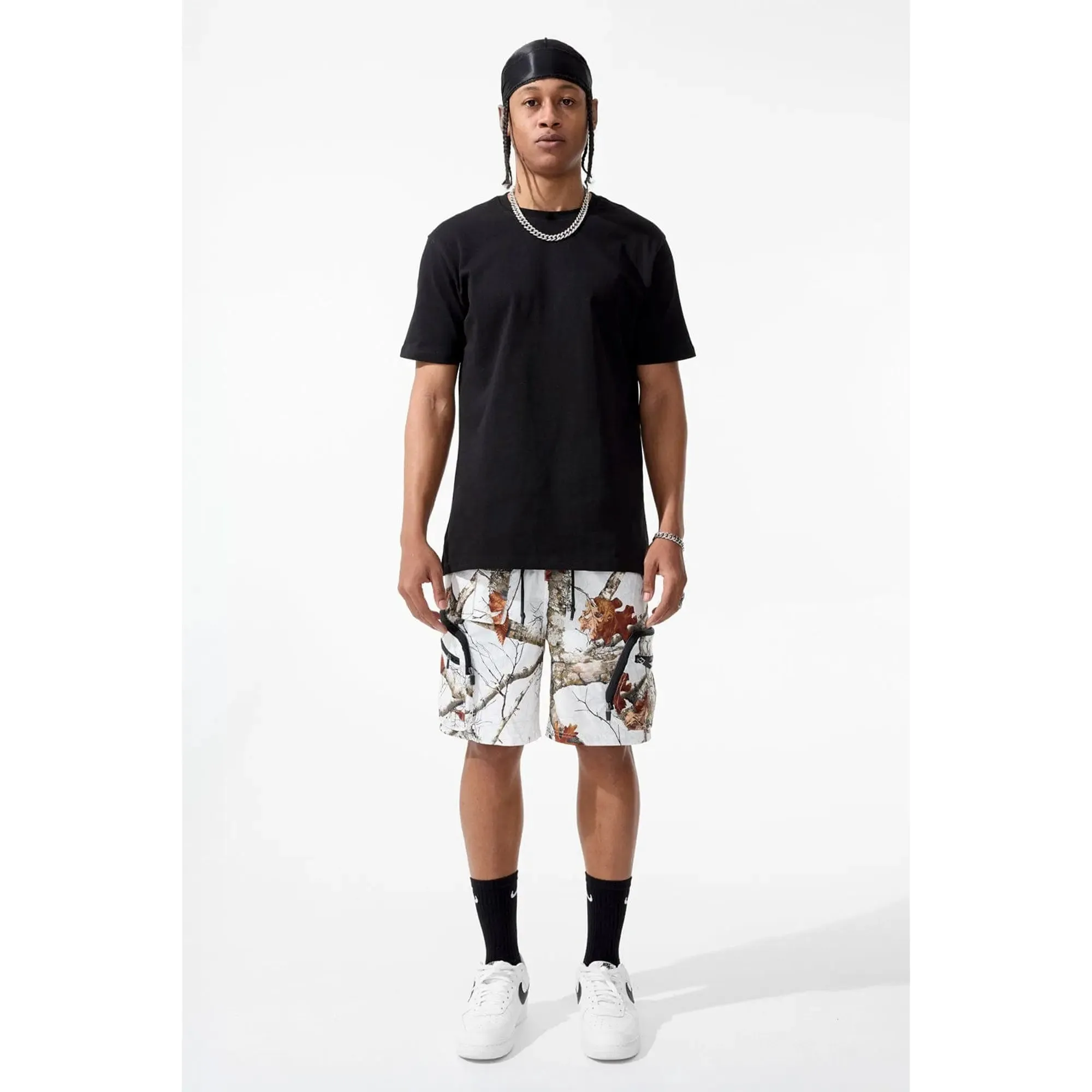 Jordan Craig Men Retro Altitude Travel Cargo Shorts (Snow Camo)