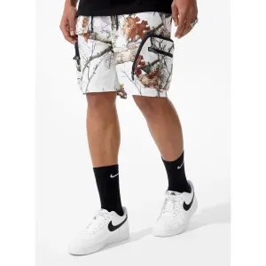 Jordan Craig Men Retro Altitude Travel Cargo Shorts (Snow Camo)