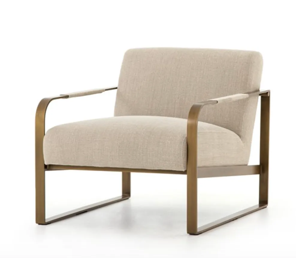 JULES CHAIR, STONEWASH PRINT ECRU