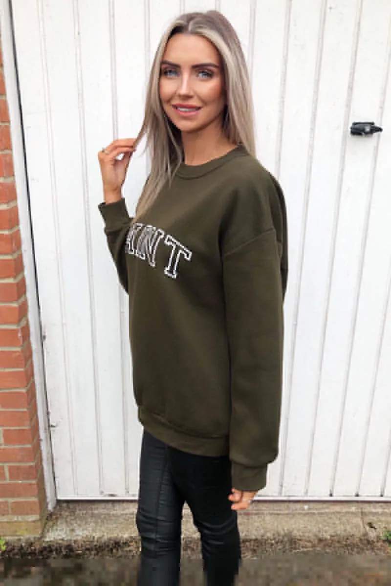 Khaki Saint Sweatshirt