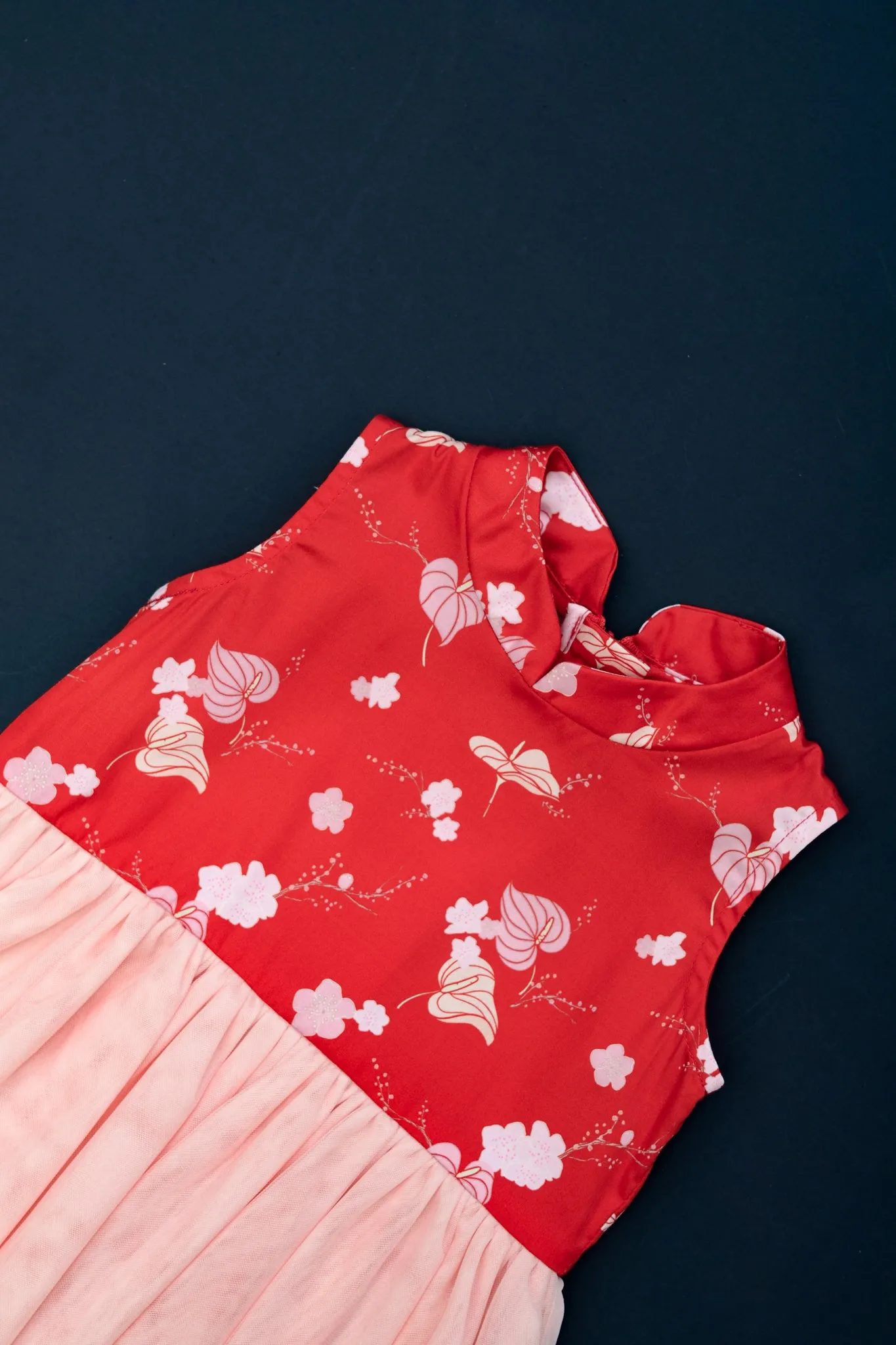 Kyra Dress - Red Blossom Lily (Last Pieces!)