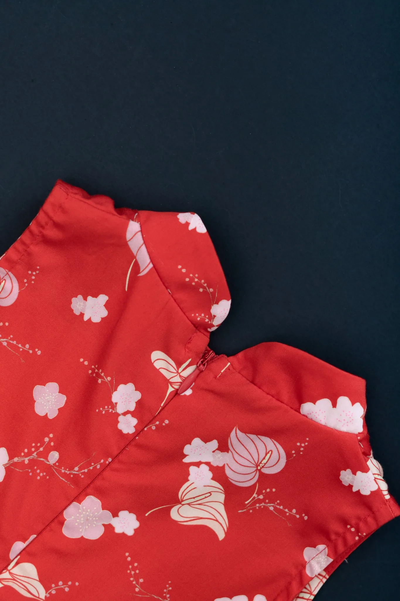 Kyra Dress - Red Blossom Lily (Last Pieces!)