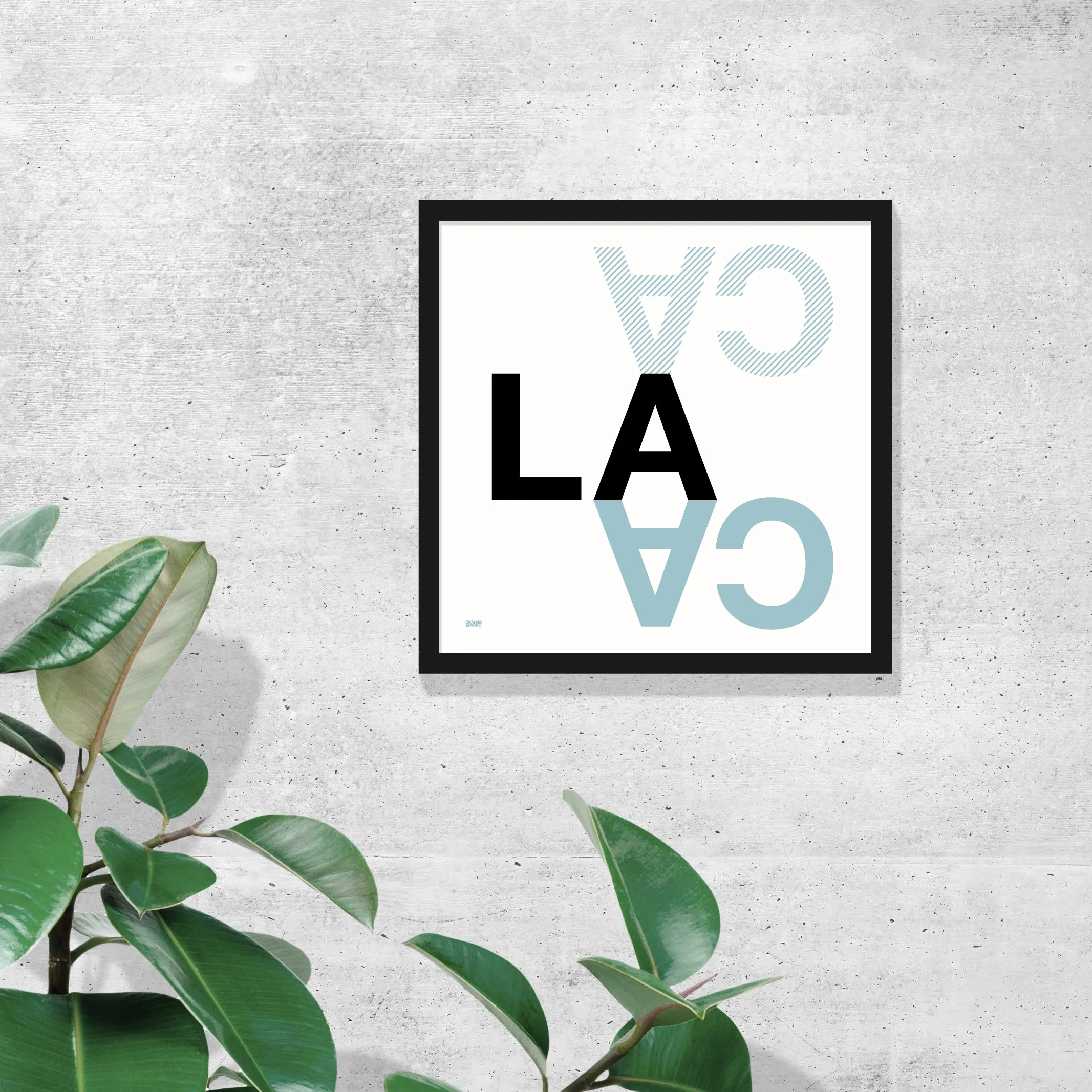 LA CA Print