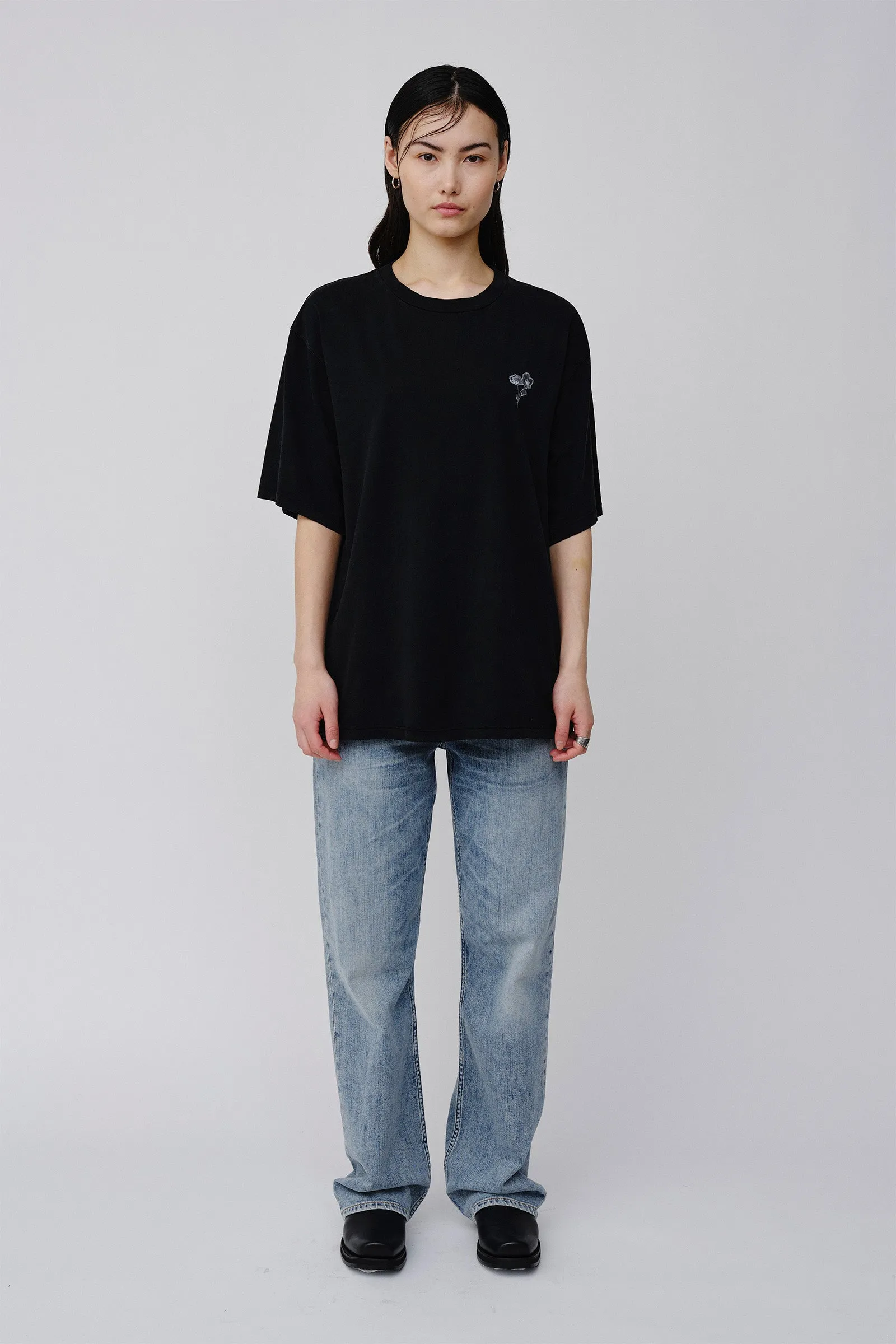LA Flower Print - Black