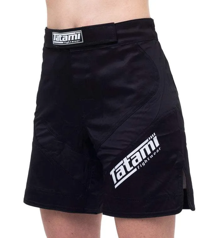 LADIES BLACK IBJJF DYNAMIC FIT SHORTS