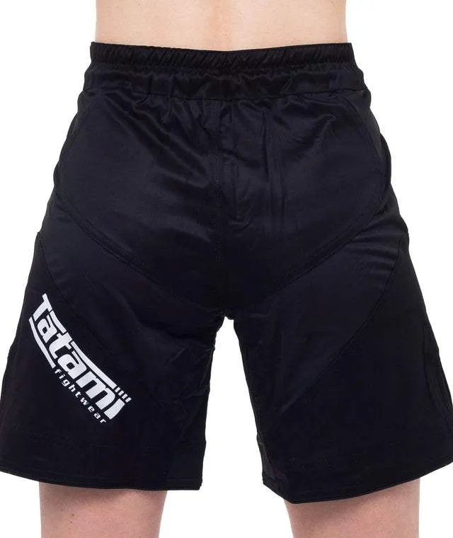 LADIES BLACK IBJJF DYNAMIC FIT SHORTS