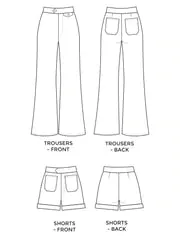 Ladies Trouser Pattern - Jessa From Tilly And The Buttons
