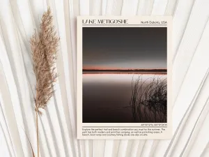 Lake Metigoshe State Park beach Wall Canvas, USA