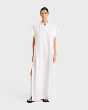 Leiden Caftan Dress - White