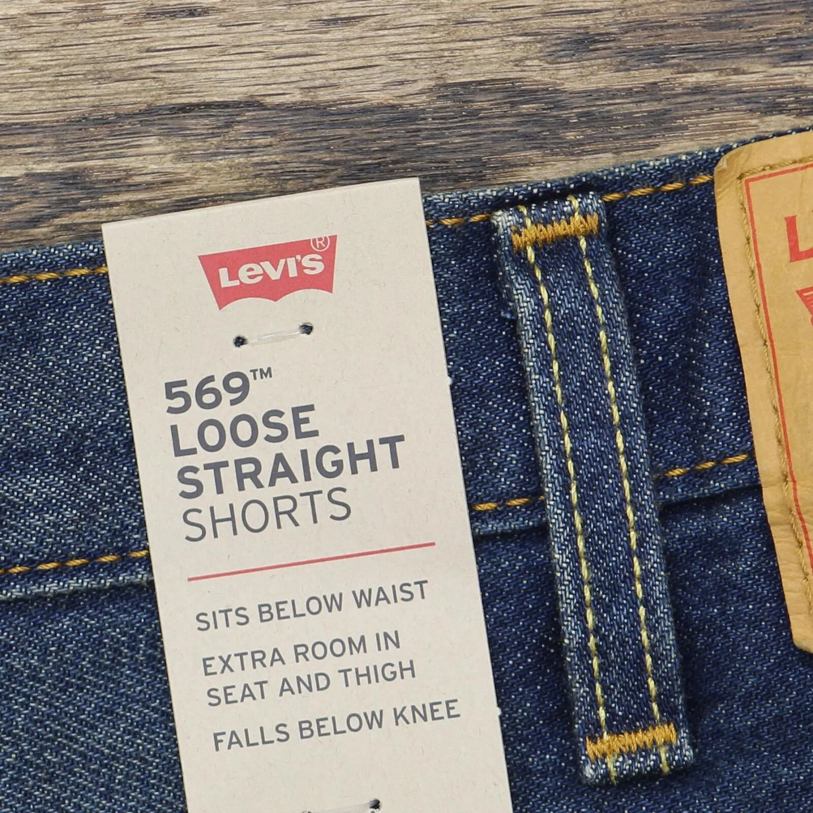 Levi's Men's 569 Loose-Fit 12 inch Denim Jean Shorts