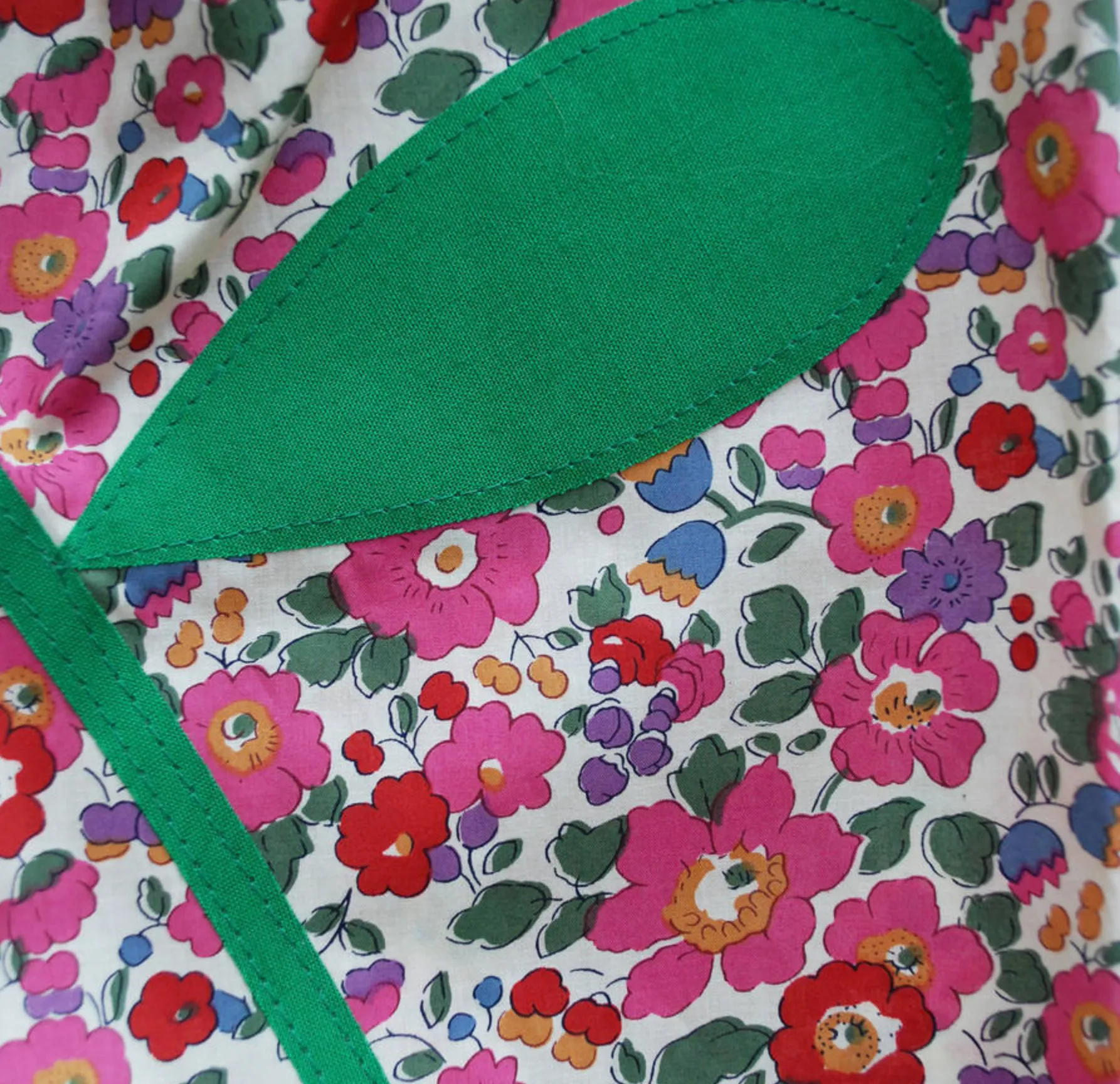 Liberty Flower petal baby romper