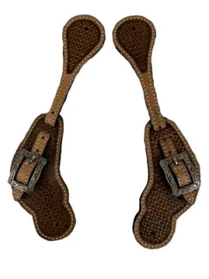 Light Basketweave Spur Straps