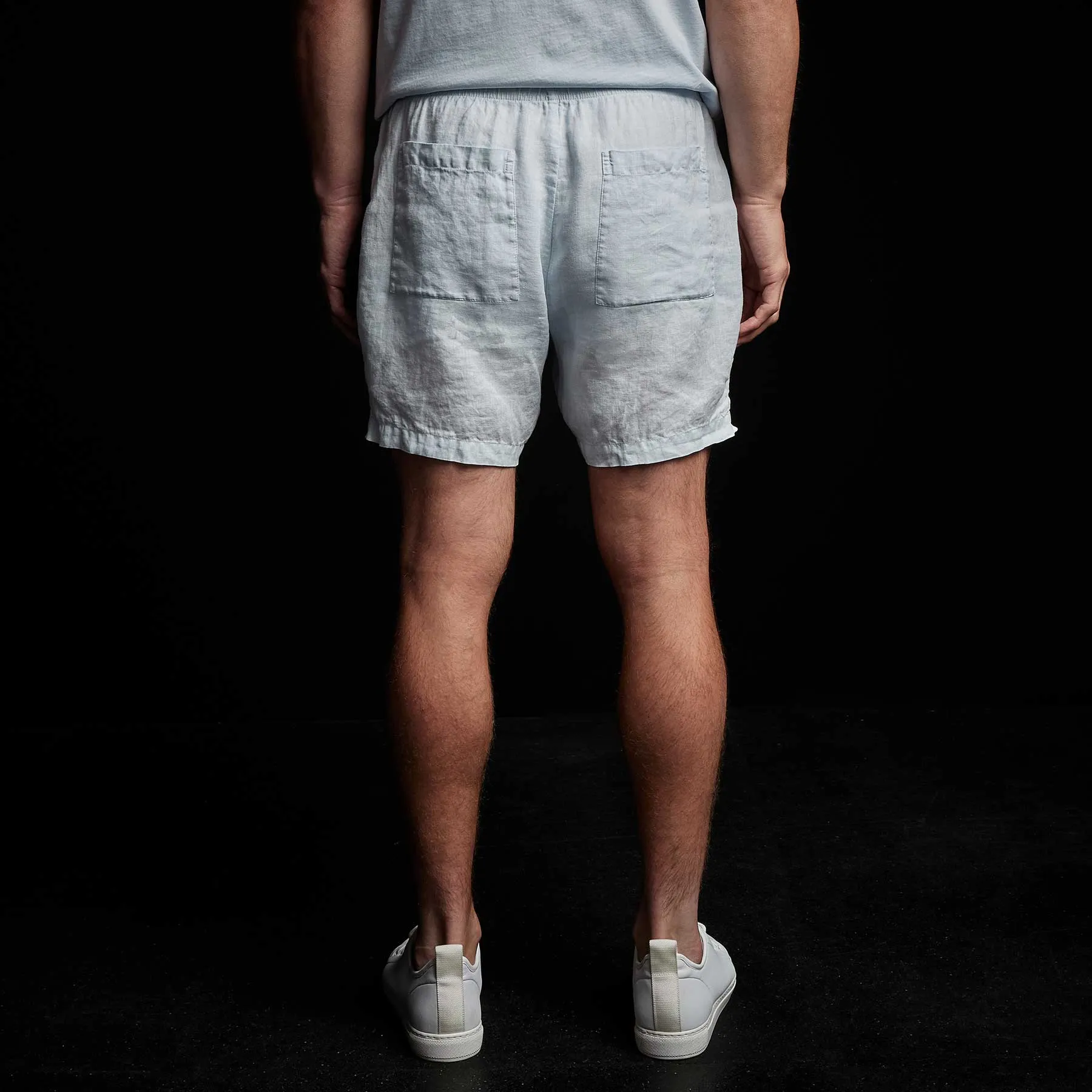 Lightweight Linen Short - Memory Pigment