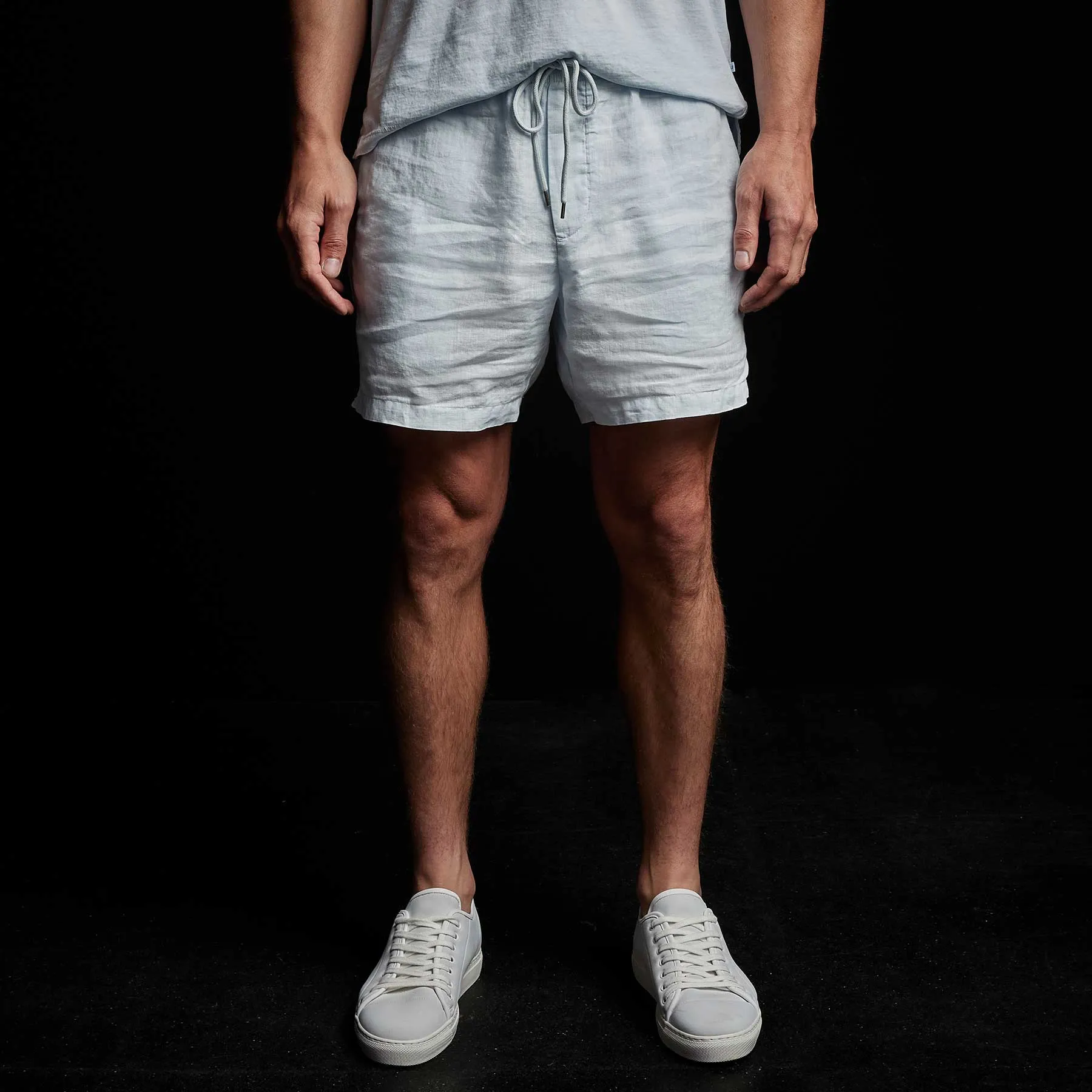 Lightweight Linen Short - Memory Pigment