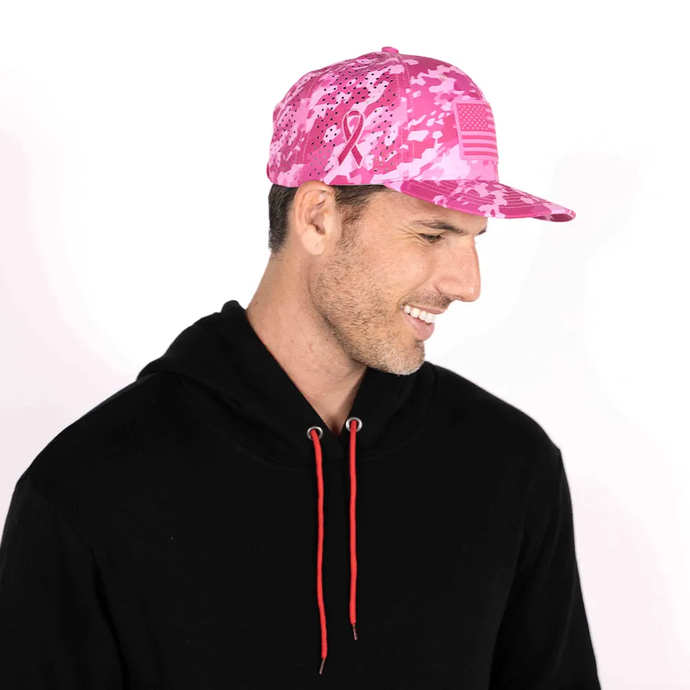 Limited Edition Performance Snapback | Pink Battle | Geo-Camo | Bright Pink