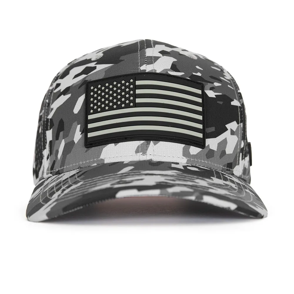 Limited Edition Performance Snapback | Pink Battle | Geo-Camo | Grey PreOrder