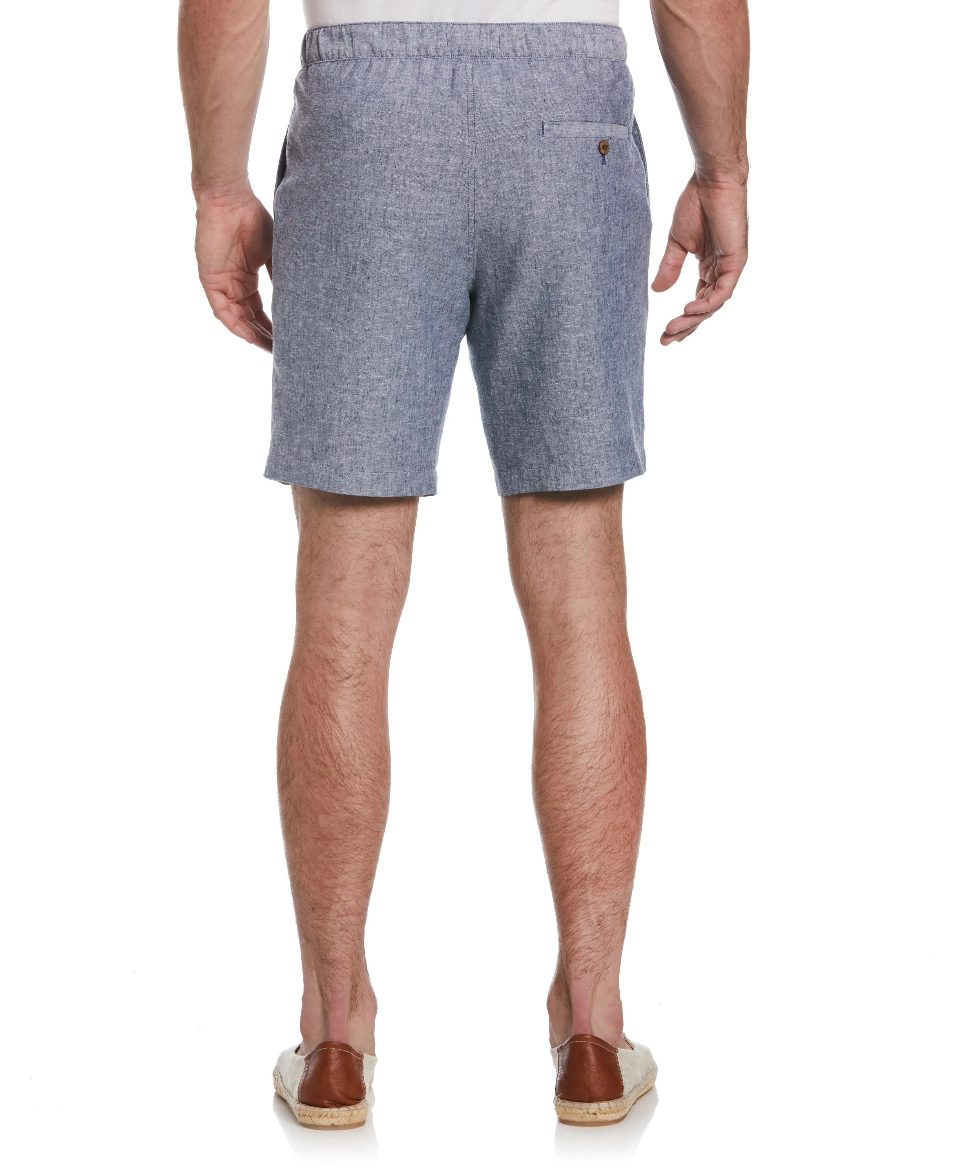 Linen Blend Cross Dye Short