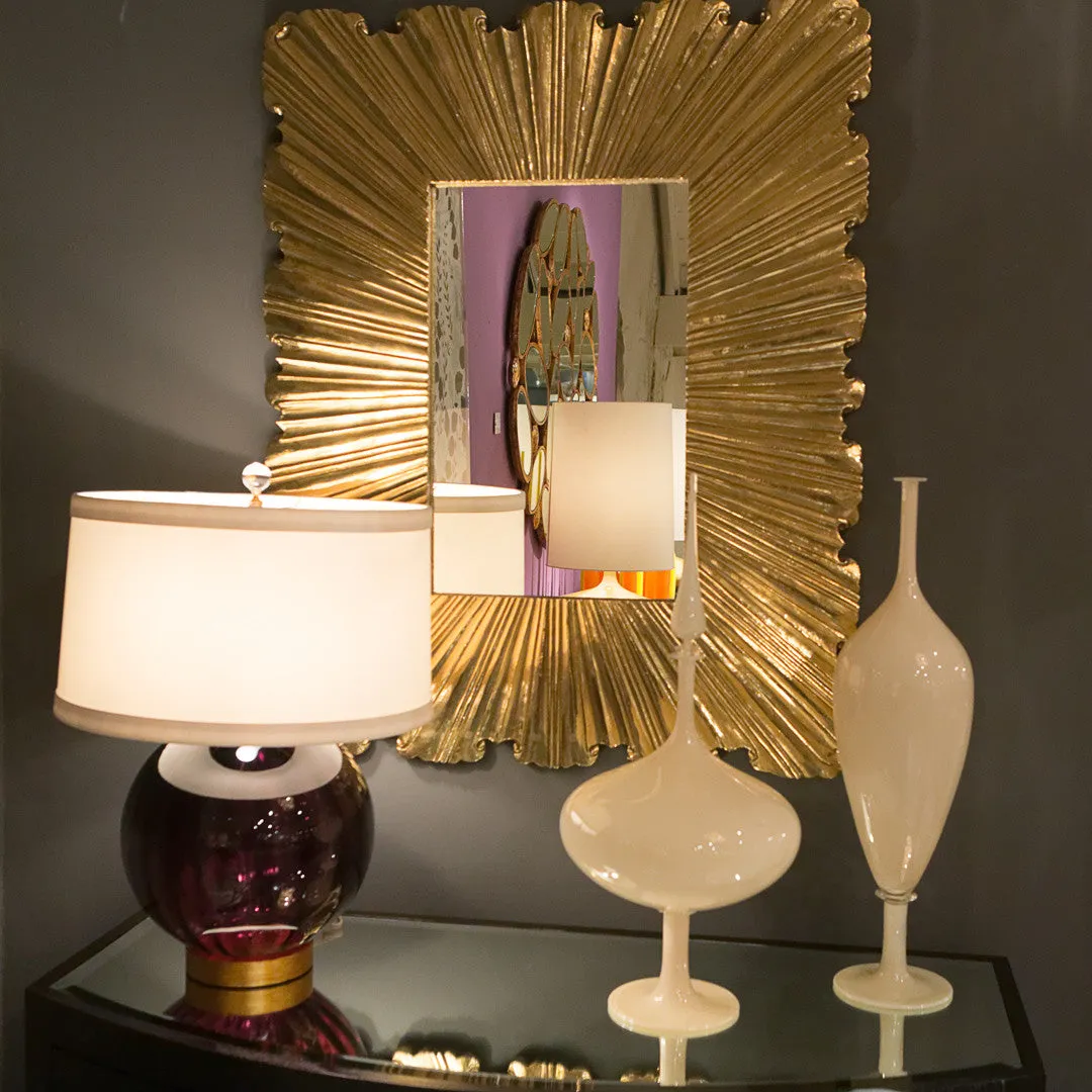 Linen Fold Mirror, Small - Global Views