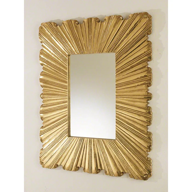 Linen Fold Mirror, Small - Global Views