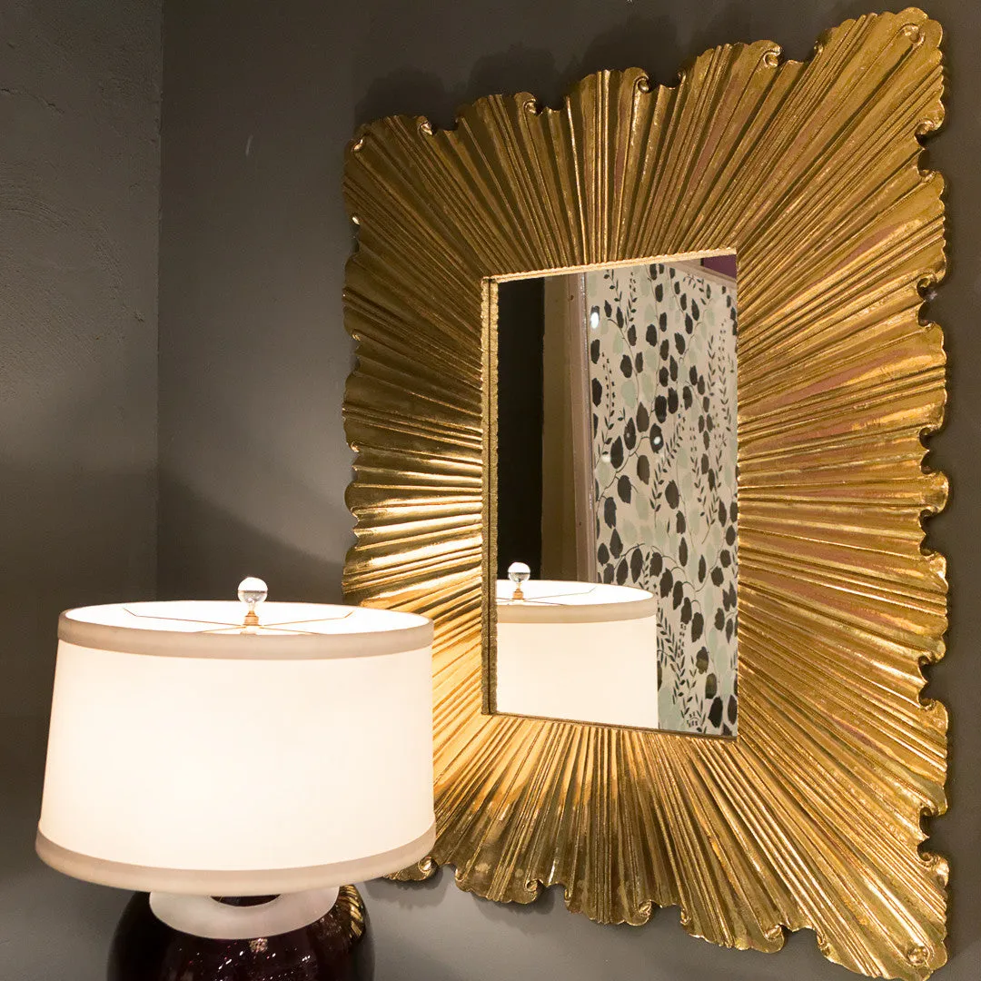 Linen Fold Mirror, Small - Global Views