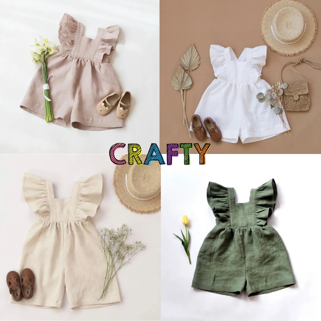 Linen Jumpsuit  - White