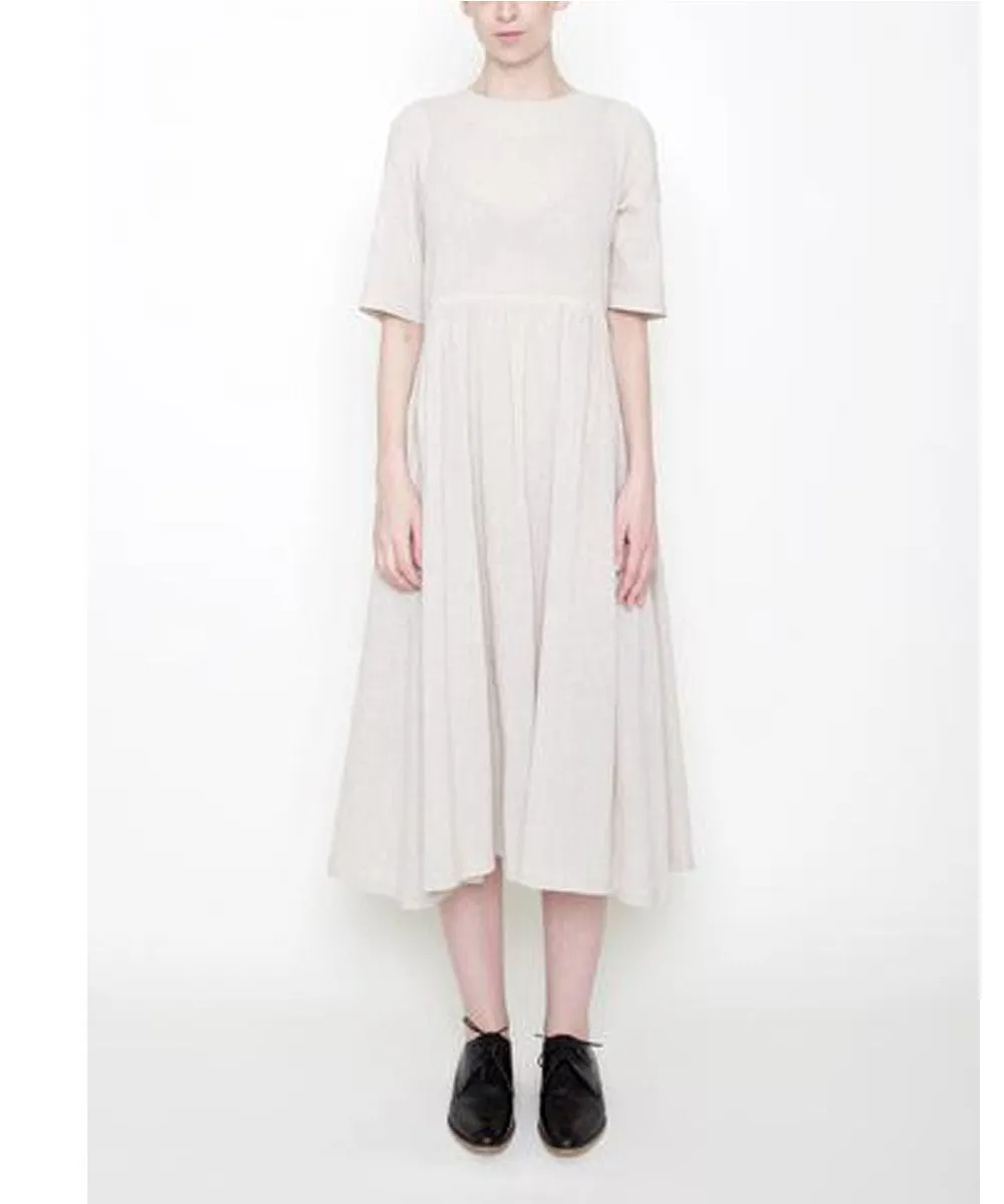Linen Play Dress Beige