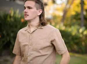 Linen Shirt Latte