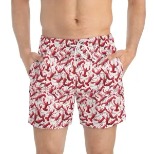 Lobster Print Swim Trunks for Stylish Summer Adventures