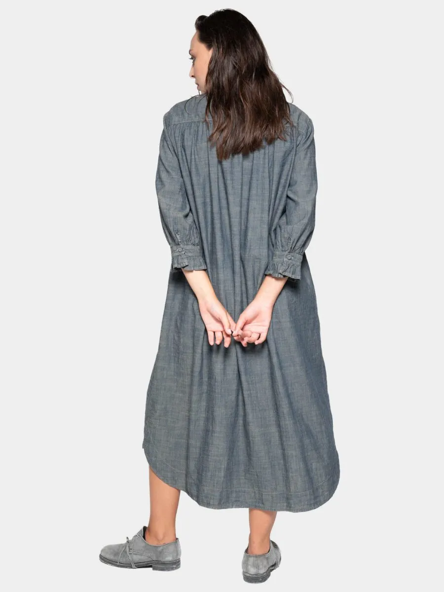 Long Sleeve Button Up Shirt Dress