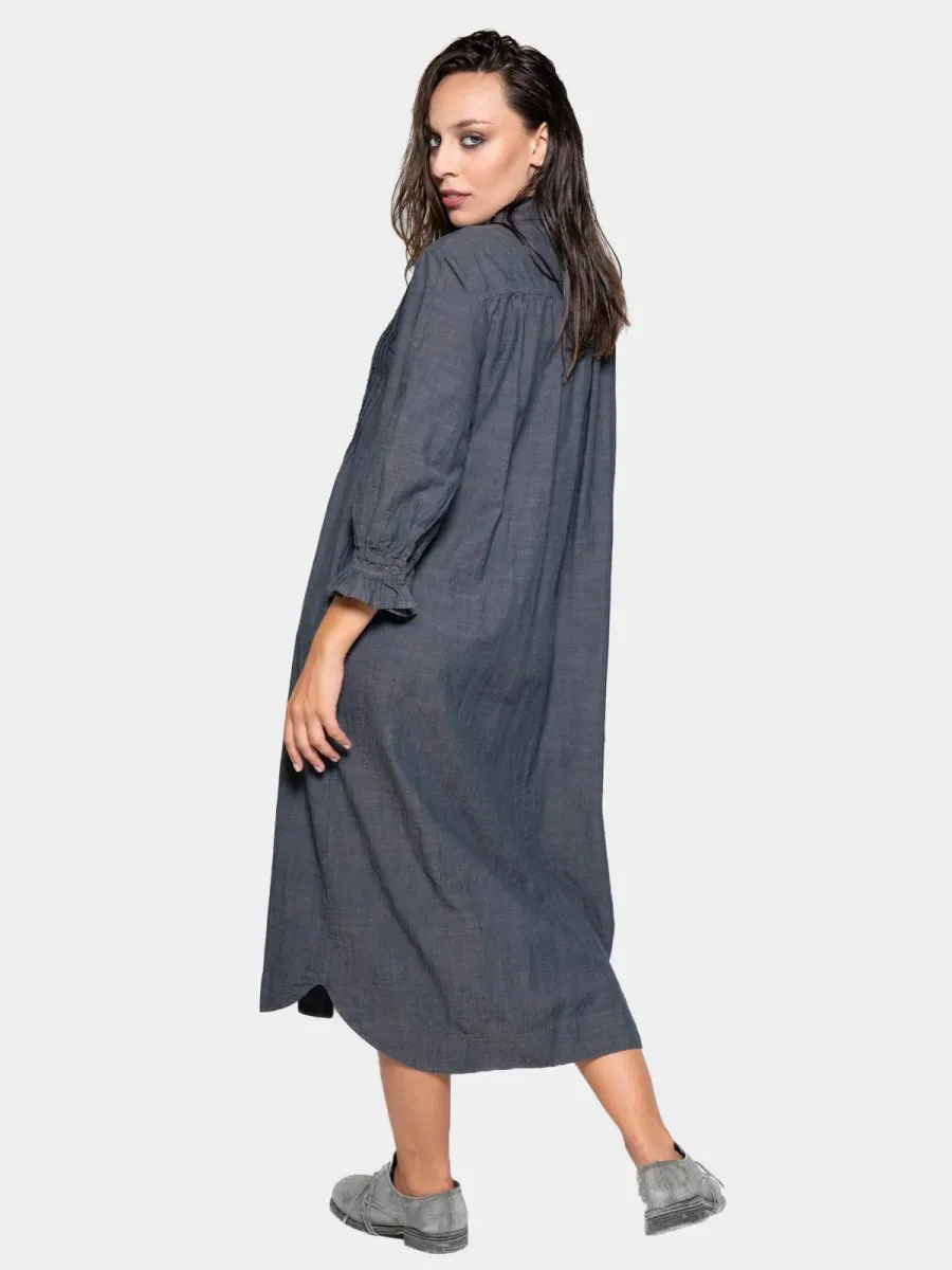 Long Sleeve Button Up Shirt Dress