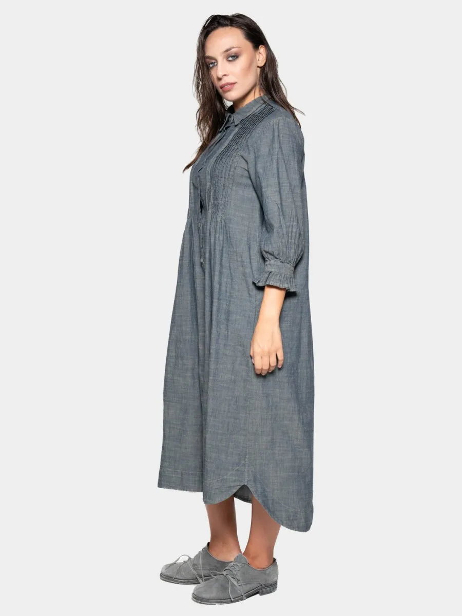 Long Sleeve Button Up Shirt Dress