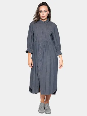 Long Sleeve Button Up Shirt Dress