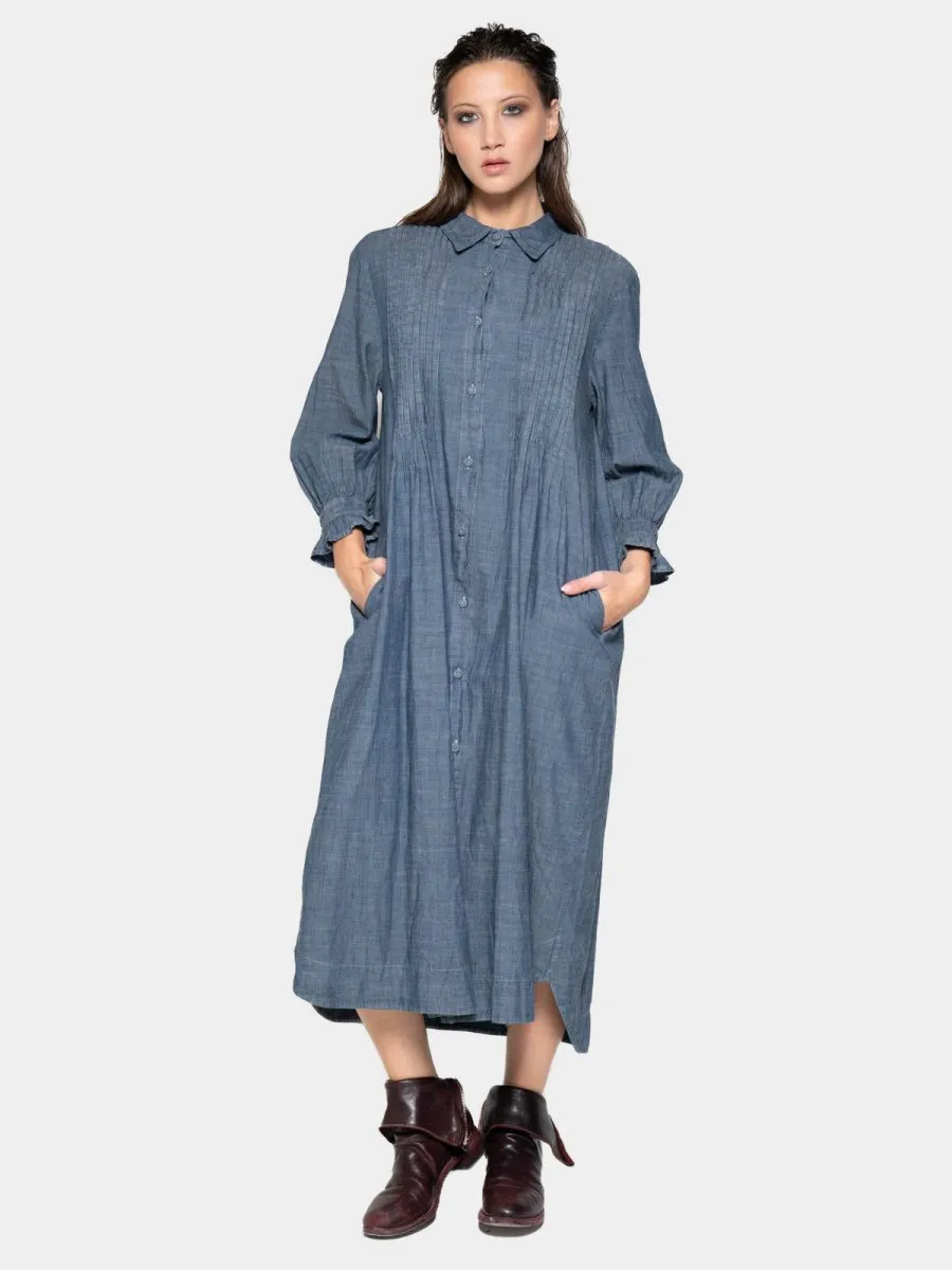 Long Sleeve Button Up Shirt Dress